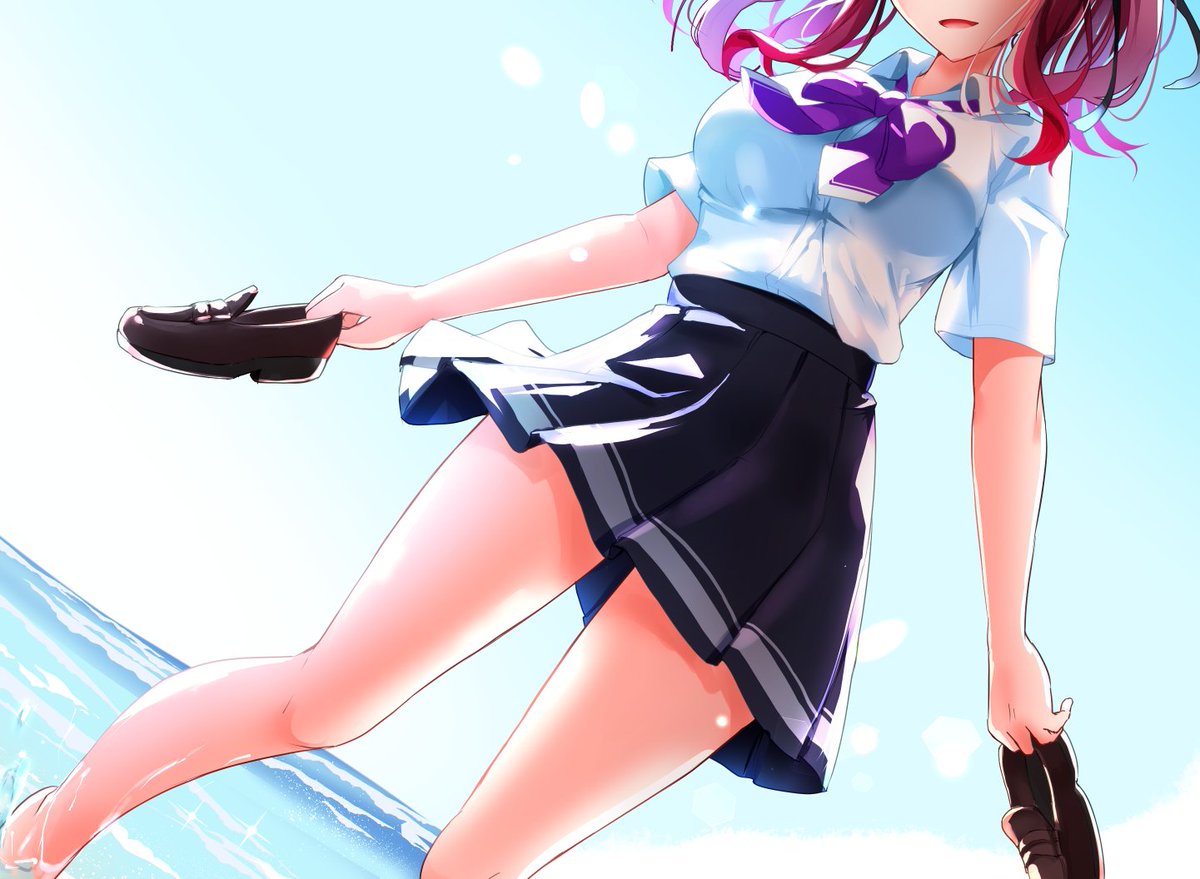 「ふともも」|羽山 悠@skeb・依頼募集中のイラスト