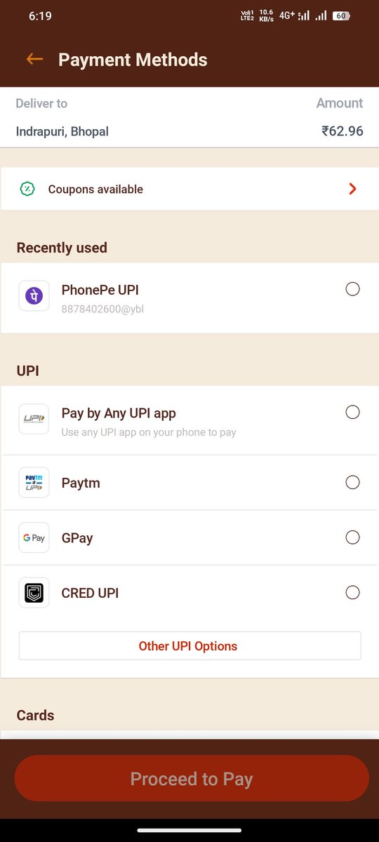 Divyuchouksey's tweet image. @BurgerKing @burgerkingindia 

Ordered 2 BK Veg Pizza Puffs at Burger King (Indrapuri), app showed ₹59, but bill charged ₹69. Customer care said it’s due to tax changes, but even with tax, it should’ve been ₹62.96, not ₹69. Seems unfair! #BurgerKing #PricingIssue