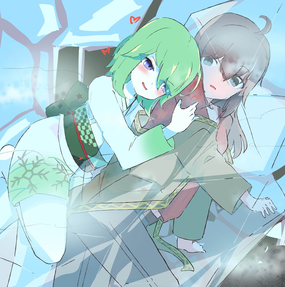 [skeb]というわけで最近最新作とリマスターが決定したまもけんのイラストです