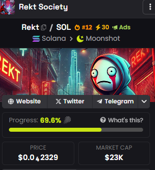 Rektonsol2's tweet photo. Boosted, ads and early sol trending. 

#Solana #memecoins #CryptoMarket https://t.co/4nbUUjnuVx