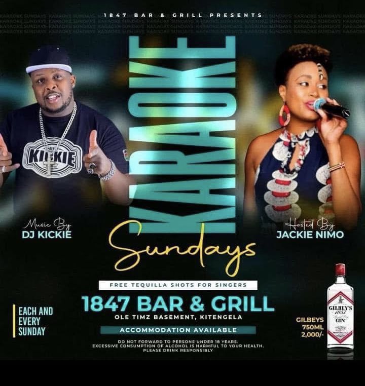 oletimz's tweet photo. #Bado tuko #Valentines mood ♥️♥️♥️
#KARAOKE night 🔥🔥🔥🔥#SUNDAYS👌
#Kujeni @ole_timz_1847 #tupige sherehe🕺🕺💃💃
*SEE POSTER FOR MORE DETAILS*
#telleveryone #karaokerocks #singingisbae #karaokesundays #parteafterparte #1847lounge #karaokewithjackienimo https://t.co/KI7YXTWBCf