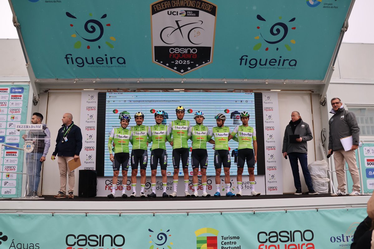 Equipa pronta para a Figueira Champions Classic 💚