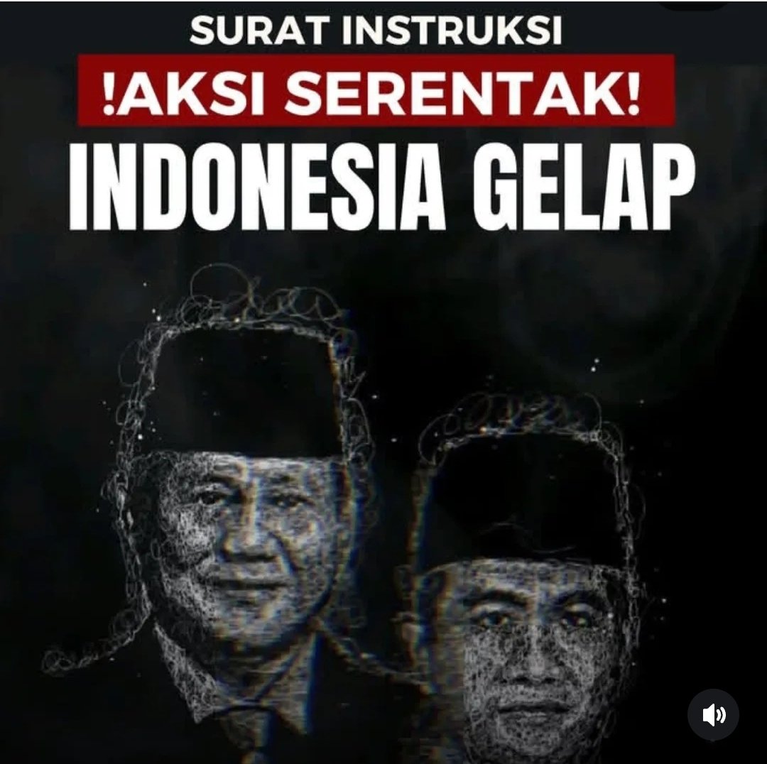 yaniarsim's tweet image. Aksi Serentak 🔥
Senin 17/Selasa 18 Feb 2025
Aksi serentak didaerah masing2
Rabu 19/Kamis 20 Feb 2025
Aksi terpusat di Nasional
Evaluasi total Kabinet Merah Putih 🇸🇬

#IndonesiaGelap 
#IndonesiaGelap