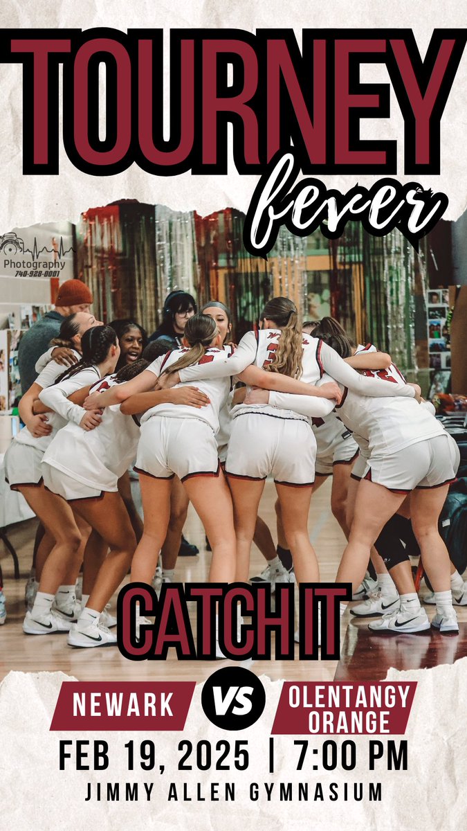 First tournament game Wednesday 2/19 vs Olentangy Orange 7:00! Be there!