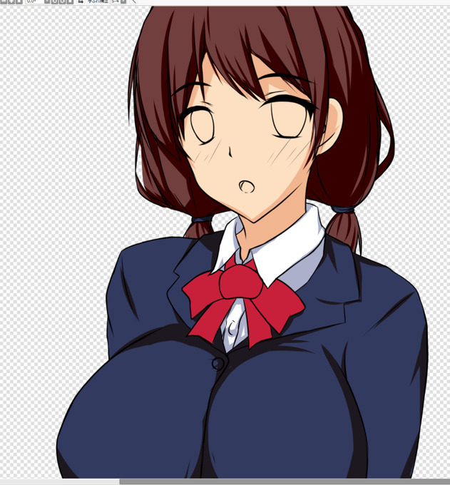 寝る前に気分転換にちょこっとだけ着色作業してたのねん🎨('ー`)b