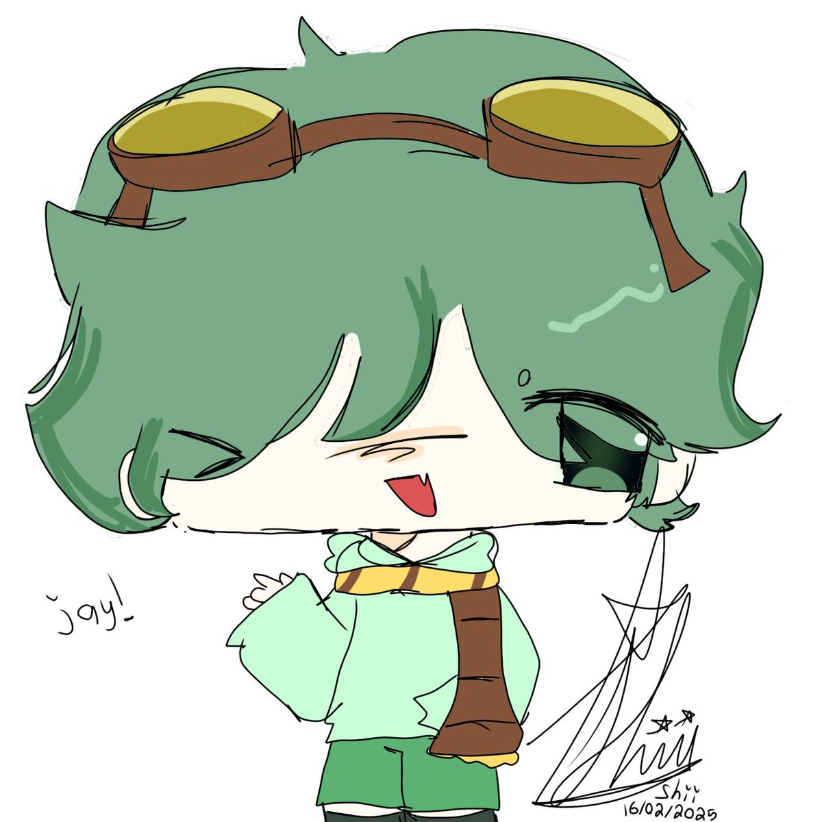 uh.. a humanized version of jay.. ( ´~｀)