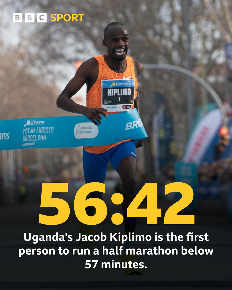 KawanguziShakur's tweet image. The world record is now home🇺🇬!
                         
 Congratulations to our own Jacob Kiplimo who emerged victory at the #barcelonahalfmarathon (21km) in 56:42 setting a new world record! 

Respect 🫡
Jacob Kiplimo. #WINNER #WorldRecordHolder #champion #HalfMarathon #Runner