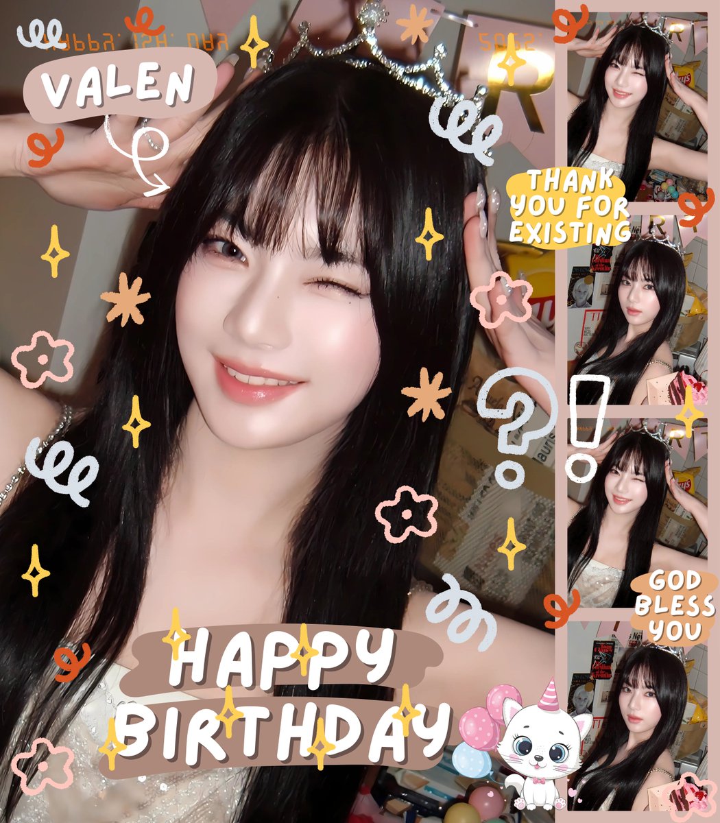 Happy birthday, kak <a href="/iniivalen/">valen</a> 🎂🎉 Semoga semua wishlist tahun ini tercapai dan selalu diberi kebahagiaan serta kesehatan ya! 💫💖 makasih untuk layoutnyaa 🥹 #lovelyartivsturning22 

Juga, terima kasih untuk Ka <a href="/latthena/">teteh nyica⋆୨୧</a>  as layout makernya 🎀😊♡