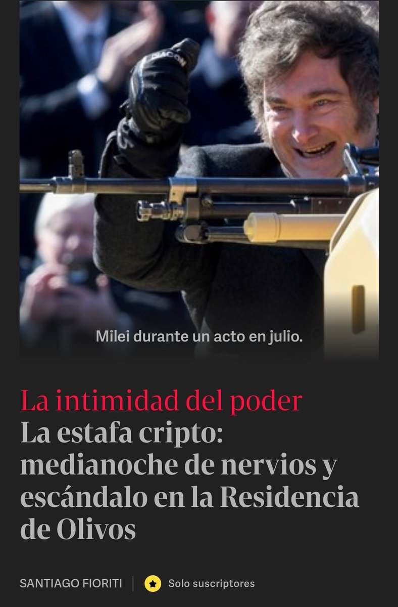 La estafa cripto: medianoche de nervios y escándalo en la Residencia de Olivos

"Che, hay mucho quilombo”. Un funcionario, del grupo de los más íntimos de Javier Milei, cenaba el viernes a la noche con su pareja en un restaurante de la Costanera porteña, cuando su celular vibró