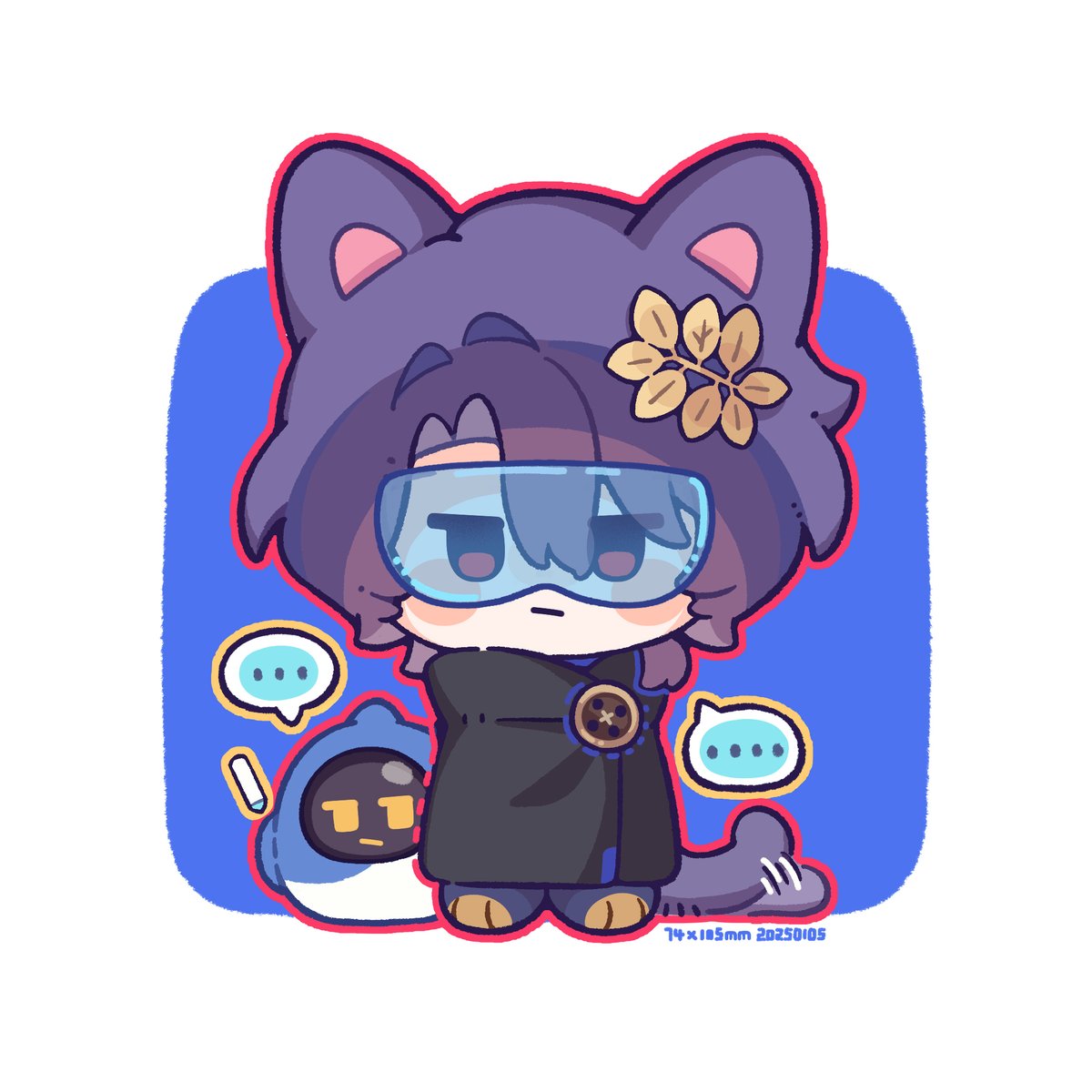 #DrRatio  🫐🐱🐣