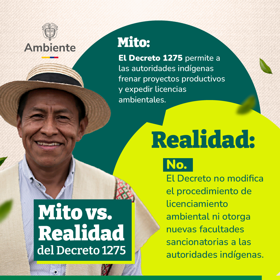 MinAmbienteCo's tweet photo. #AmbienteTeCuenta que la gestión ambiental de las autoridades indígenas, basadas en sus estructuras de gobierno propio, se enfoca en la conservación, restauración, protección y uso responsable de la biodiversidad. https://t.co/j17USJvToL