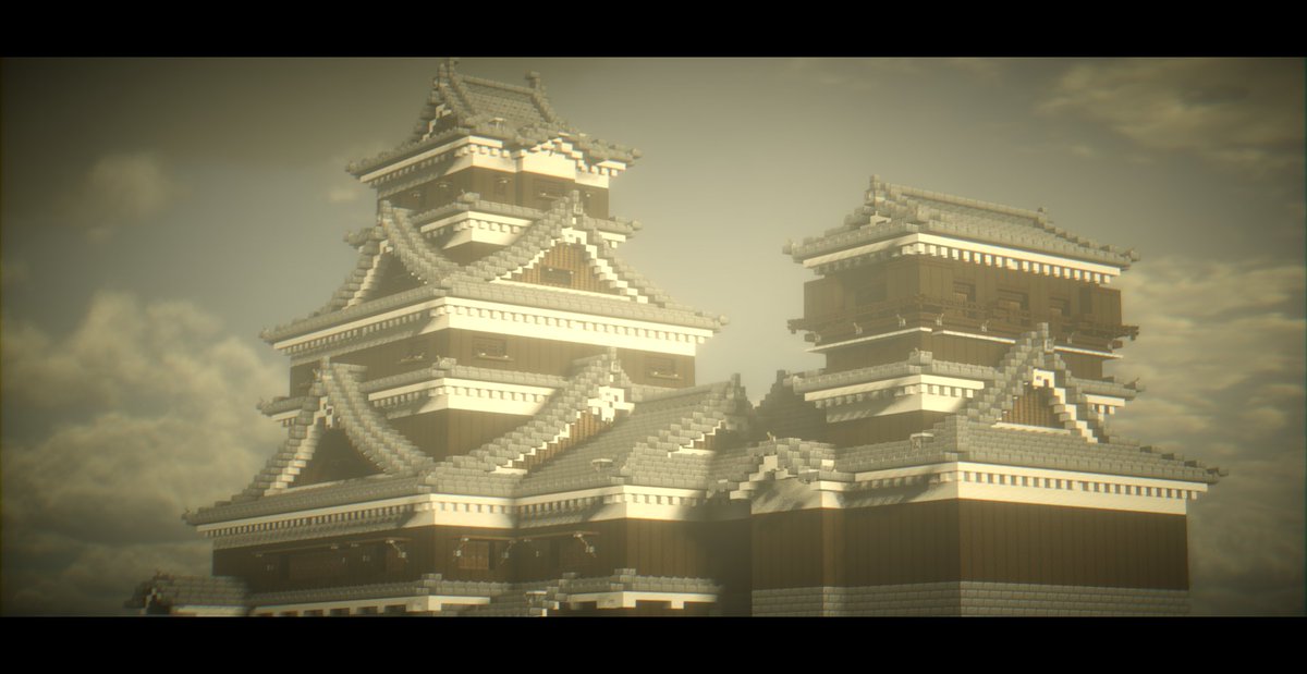 熊本天守 #minecraftbulid