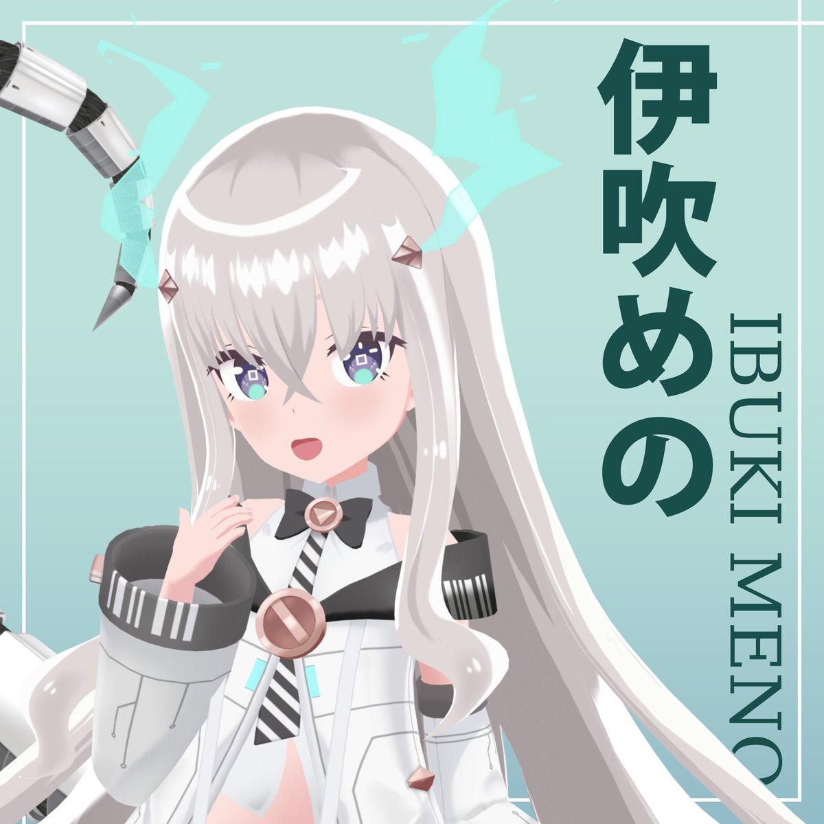 I released an MMD model of Ibuki Meno, a little sister humanoid ...