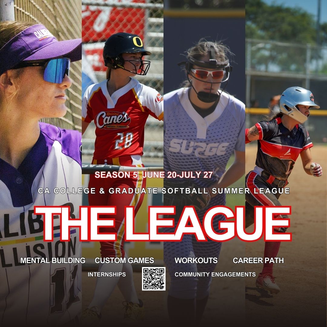 So Cal collegiate and graduate softball summer league. 6 weeks. Advanced fastpitch games and workouts. REGISTER TODAY