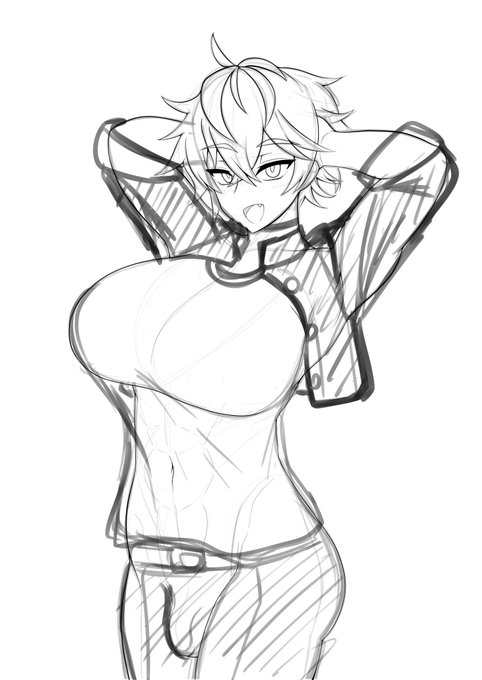 ネギジマ飽き性だから
こういうラフだけのやつがごまんとある 