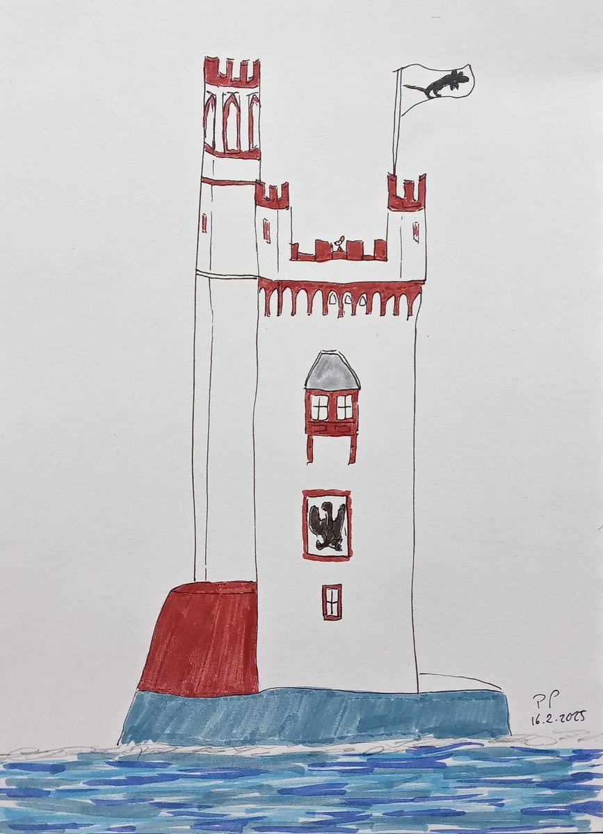A dark history pervades the air
Google 'Mouse Tower' if you dare
#HouseMouse is tough yet he's disturbed 
When he reads the story of what occurred

Thank you <a href="/NessaSpratticus/">Nessa & Co. (aka Sir Jack Spratticus🌈)</a>
For the suggestion 🐭
#HouseMouse2025 #HouseMouseOnTour2025 #DevonMice