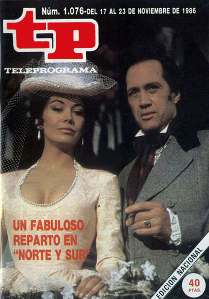 ColeccionTV's tweet image. En 1987 nos encontramos con absurdos fotomontajes, como este de #NorteYSur que coge personajes de otras fotos (también en portadas) y los une como puede. #TeleIndiscreta
