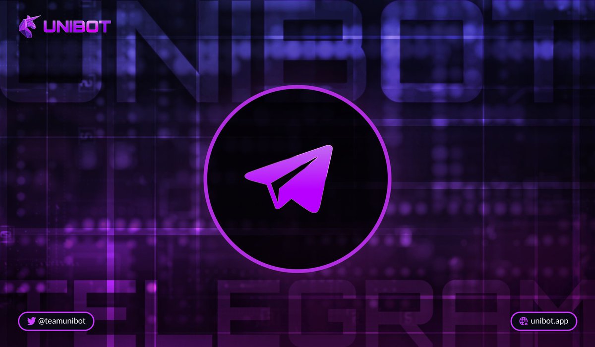 $UNIBOT ain’t just a tool, it’s a squad. If you’re setting up, need tips, or just wanna chop it up with other Unicorns, Telegram is where it’s at. We are a family that helps each other!

Hop in: t.me/unibotportal