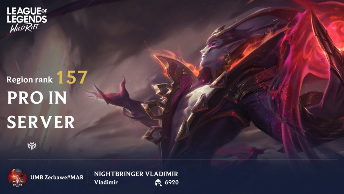 VtefEuw's tweet photo. 🔥 Dominating the mid lane with Vladimir! 🧛‍♂️ Looking for a team to compete and climb higher. Ready to bring impact, consistency, and big plays. 💪⚔️ DM me for tryouts! 📩 #WildRift #MidlanerLookingForTeam

@WildRiftEsports @WRCompetitive @PurgeTournament @Kostaswr_ @EsportsWildRift @LoLWildRiftES @WildRiftEULFT 
@wildriftDE
