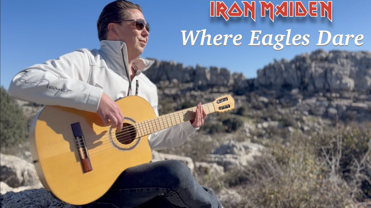 Where Eagles Dare by <a href="/IronMaiden/">Iron Maiden</a> on Classical Guitar! This one is for the legendary Nicko McBrain! 
Watch: youtu.be/HVq-xsYSeiY?si…