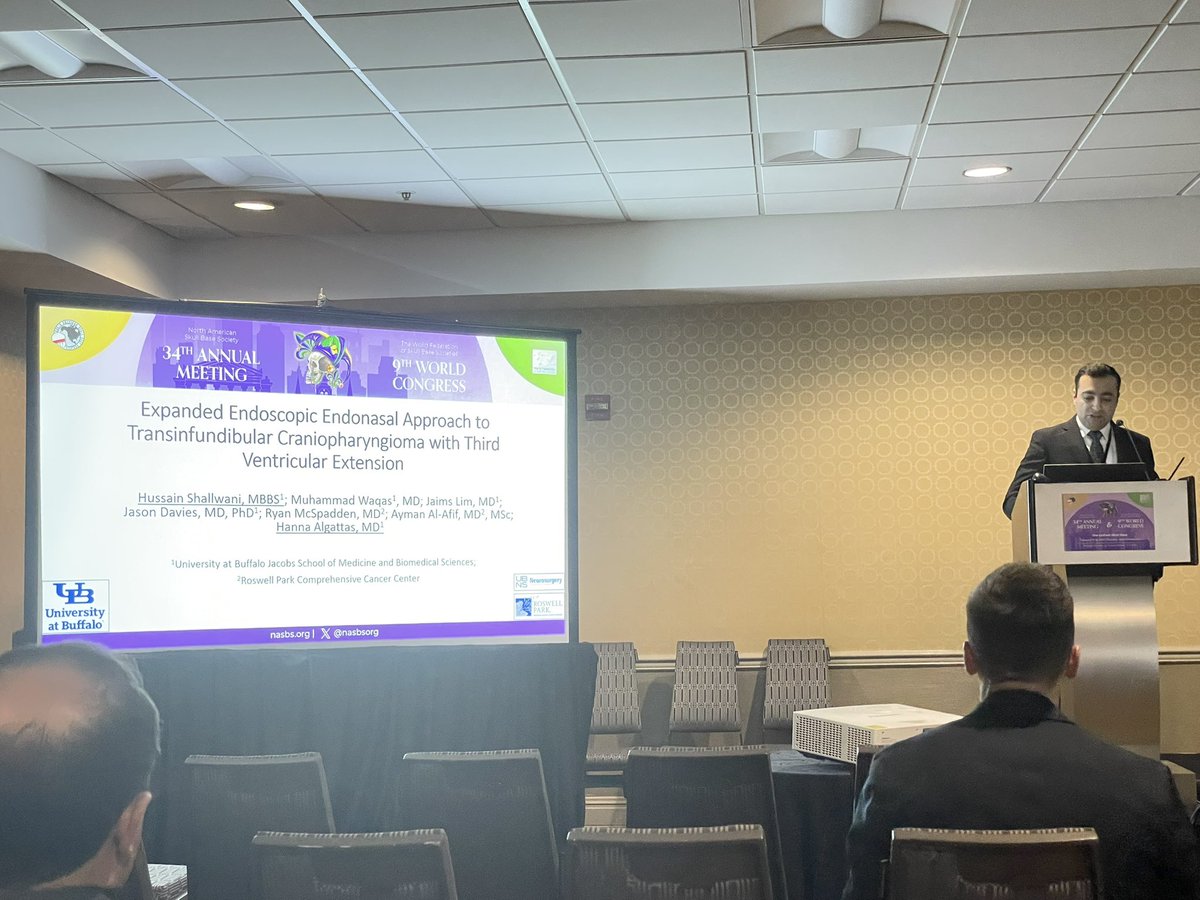HannaAlgattasMD's tweet image. Outstanding presentation by Hussain on our craniopharyngioma case!
