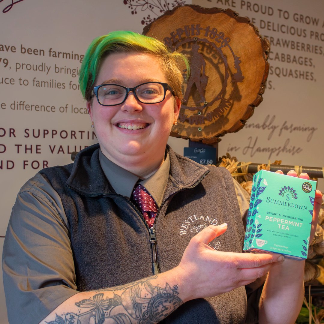Westlands Farm Shop (@westlandsfarm) on Twitter photo Our pick of the week today comes from Suzi, who has chosen <a href="/SummerdownUK/">Summerdown</a> peppermint tea ☕️
Made from English peppermint in the Hampshire countryside, this tea is also naturally caffeine free for those of you keeping up your new year’s resolutions 😉 Our pick of the week today comes from Suzi, who has chosen <a href="/SummerdownUK/">Summerdown</a> peppermint tea ☕️
Made from English peppermint in the Hampshire countryside, this tea is also naturally caffeine free for those of you keeping up your new year’s resolutions 😉