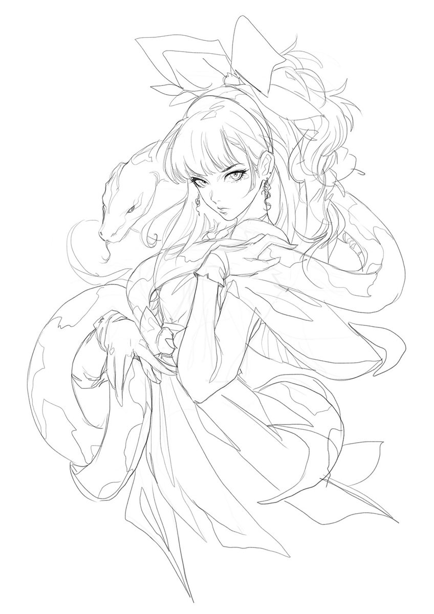 mujumonster's tweet image. Snek wip