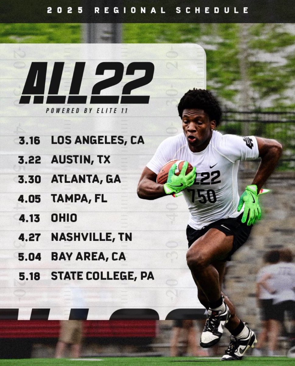 Blessed to be invited to all22 combine 
#AGTG #LBU

<a href="/h2valle/">Coach Helder Valle</a> <a href="/TheOpening/">ALL22</a> <a href="/TheUCReport/">Billy Tucker</a> <a href="/RivalsFriedman/">Adam Friedman</a> <a href="/On3sports/">On3</a>