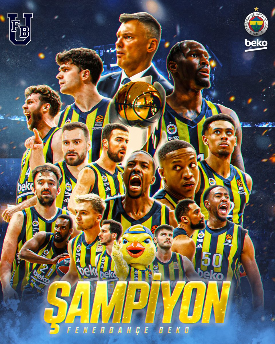 ING Türkiye Kupası Şampiyonu Fenerbahçe Beko! 🏆💙💛