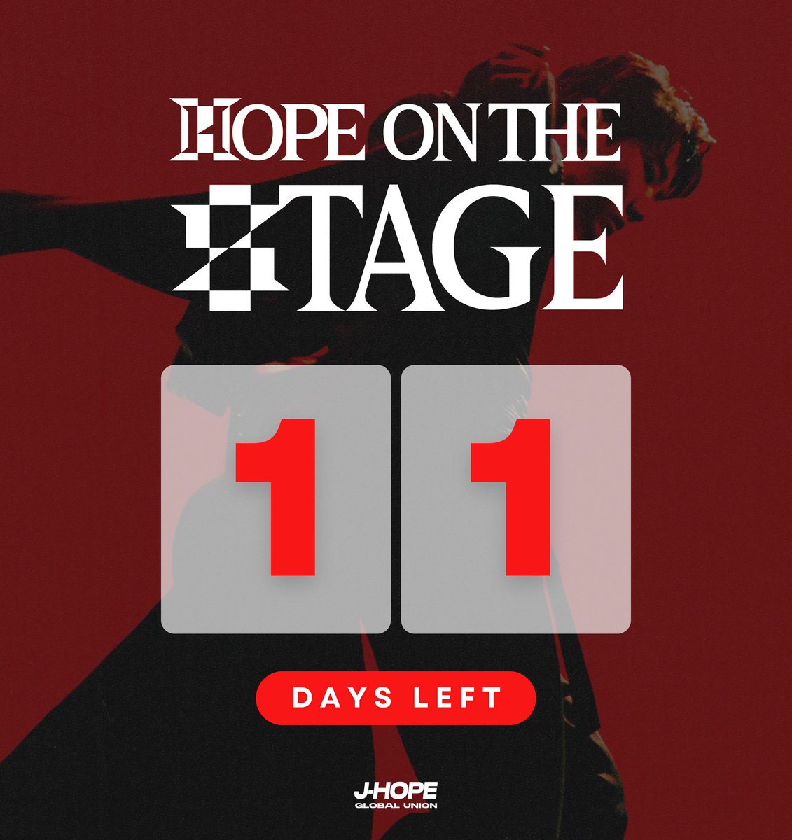 jhopeGlobaI's tweet image. D-11 | #HOPE_ON_THE_STAGE_TOUR 🎤

11 days left to the best experience of our lives with #jhope. Do you already have your tickets?🩷🙌🏻

HOPE ON THE STAGE IN 11 DAYS
#HOS_TOUR_11DAYS
#HOS_TOUR #JHOPE_TOUR