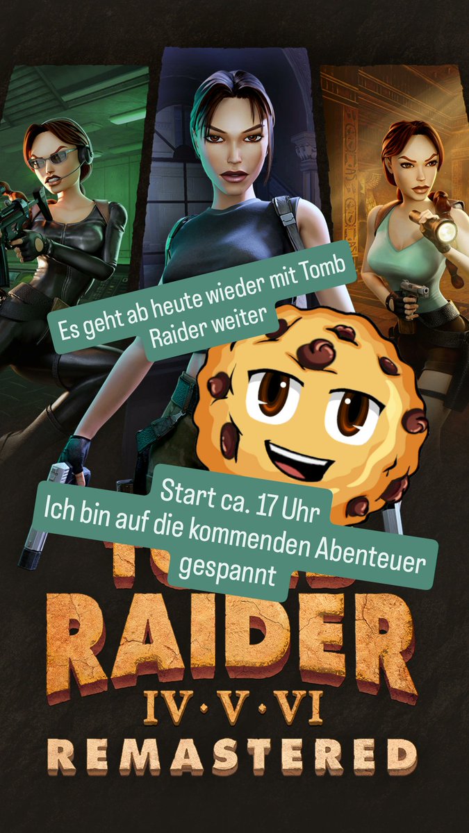 Hey, ich bin heute wieder live. Es geht ca. 17Uhr los.

Ich freue mich schon, schaut gerne vorbei.

m.twitch.tv/knightcookieee

#twitchstreamer #TwitchDE #twitch
#smallstreamers #SupportSmallStreamers
#Knightcookie #TombRaiderRemastered