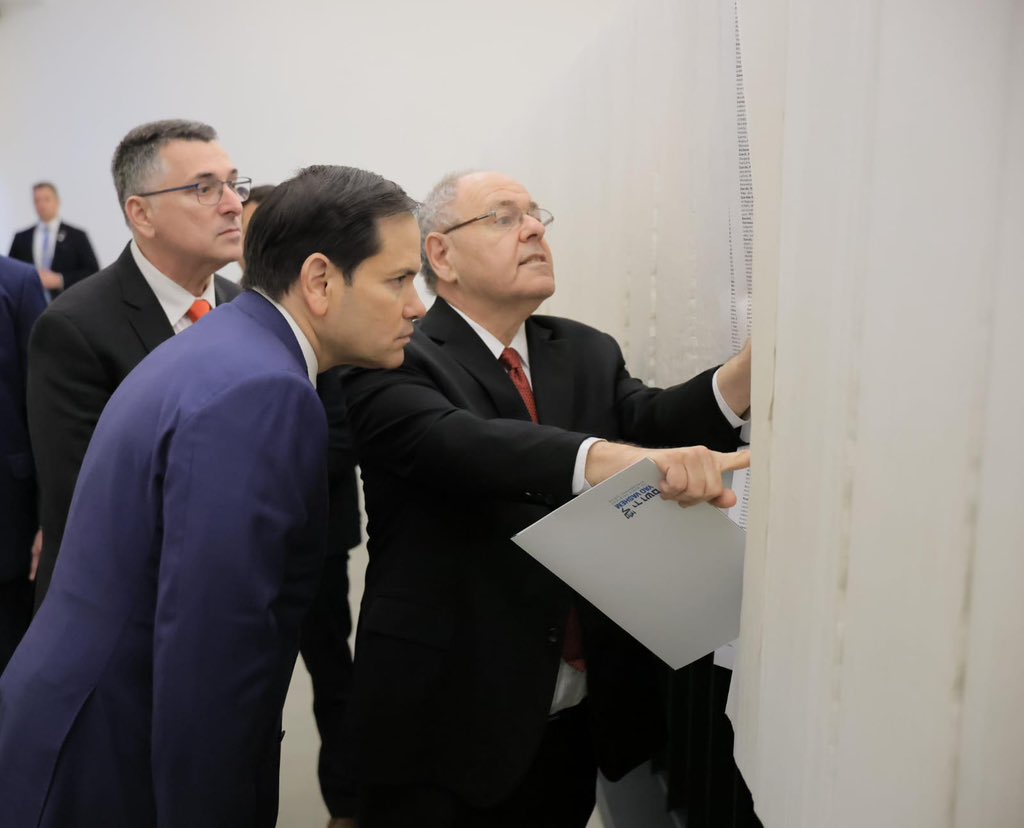 Important visit to <a href="/yadvashem/">Yad Vashem</a> of <a href="/SecRubio/">Secretary Marco Rubio</a>.