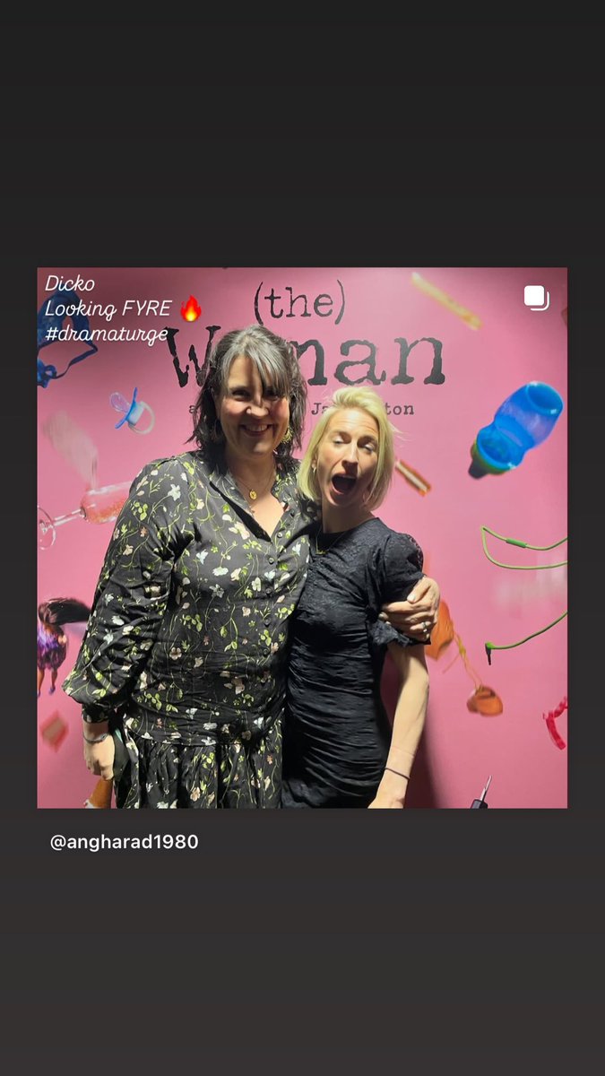 Opening night of  (the) woman  <a href="/RoyalDerngate/">Royal & Derngate</a>  <a href="/NPtheatre/">New Perspectives</a> <a href="/JanieU/">Jane Upton</a> #thewoman  #theatre <a href="/JesseJones_TWE/">Jesse Jones</a>