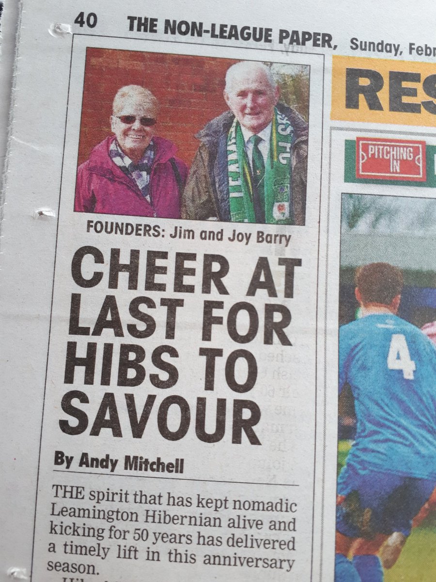 Andy Mitchell (@sirandymitchell) on Twitter photo ⚽️ Nice story on <a href="/MidlandLeague/">Capelli Sport Midland Football League</a> club <a href="/LeamingtonHibs/">Leamington Hibernian FC</a> celebrating its 50th birthday can be found on P40 of this week's <a href="/NonLeaguePaper/">The Non-League Paper</a>
In-depth feature also appears in <a href="/MFLMattersMag/">MFL Matters</a> issue 10, which is available for postal delivery by sending £4.95 here: PayPal.com/Paypalme/progr… ⚽️ Nice story on <a href="/MidlandLeague/">Capelli Sport Midland Football League</a> club <a href="/LeamingtonHibs/">Leamington Hibernian FC</a> celebrating its 50th birthday can be found on P40 of this week's <a href="/NonLeaguePaper/">The Non-League Paper</a>
In-depth feature also appears in <a href="/MFLMattersMag/">MFL Matters</a> issue 10, which is available for postal delivery by sending £4.95 here: PayPal.com/Paypalme/progr…
