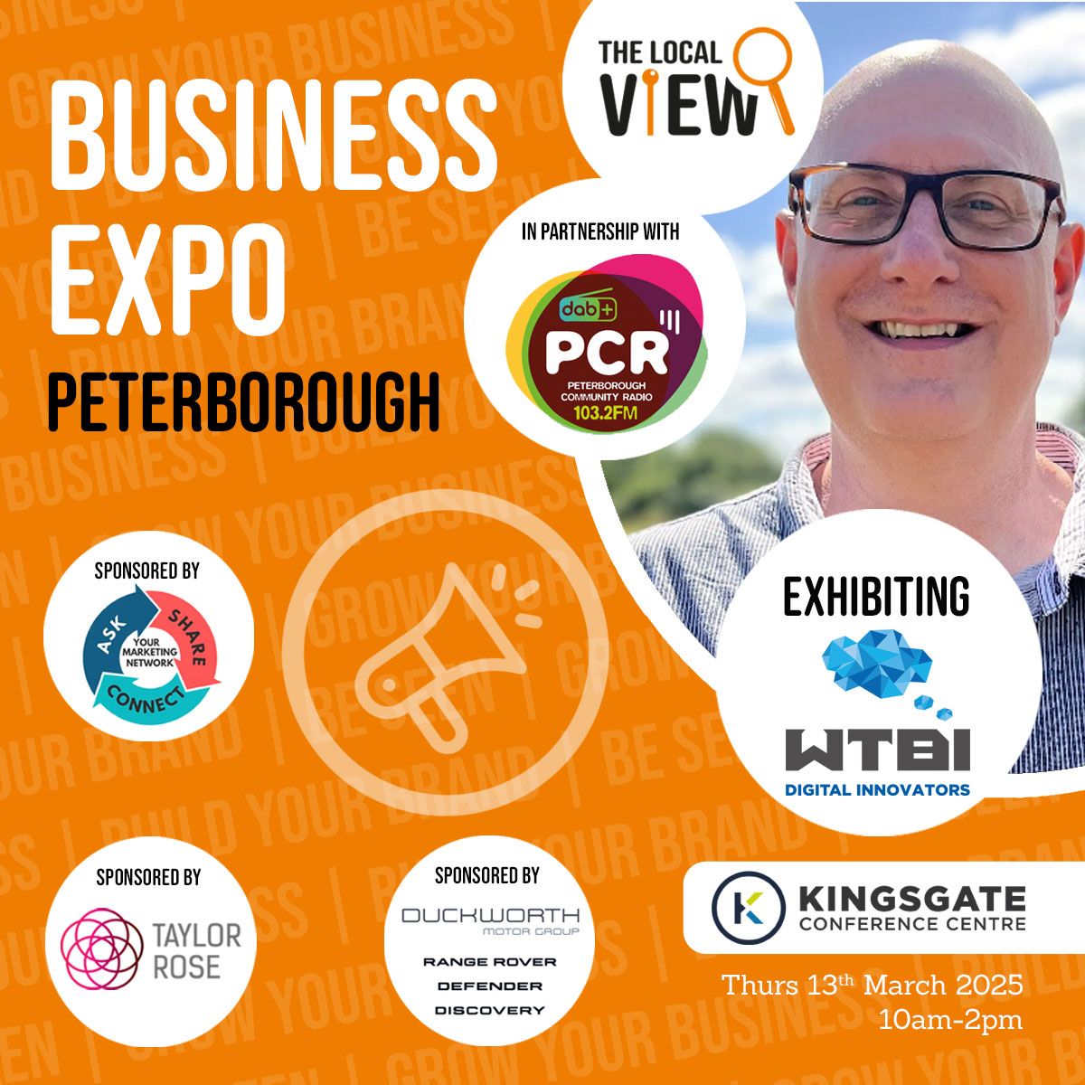 📣  WTBI (Wots the Big Idea Limited) are Exhibiting at The Local View Business Expo in Peterborough!

😎 Find out how WTBI (Wots the Big Idea Limited) can create you a stunning website and  impactful marketing: wtbi.agency 

<a href="/WotsTheBigIdea/">WTBI</a>