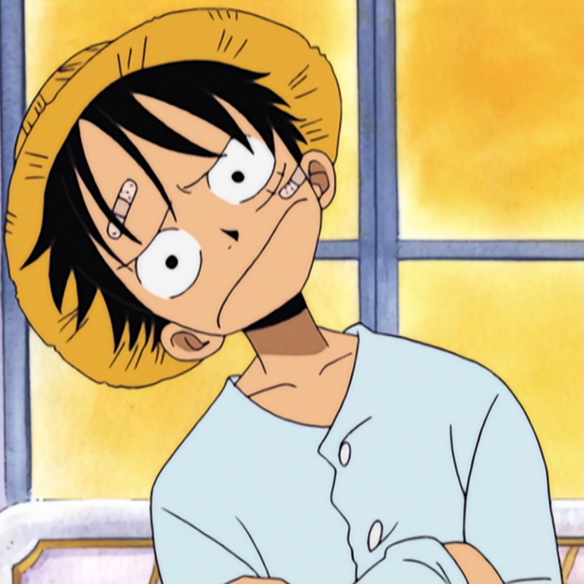 whenever luffy does this😭😭