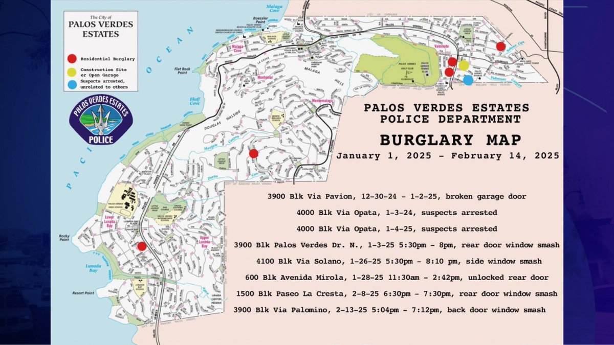 Police are alerting residents of a wealthy Southern California community of an increase in home burglaries occurring during dinnertime hours. trib.al/cik9IRs