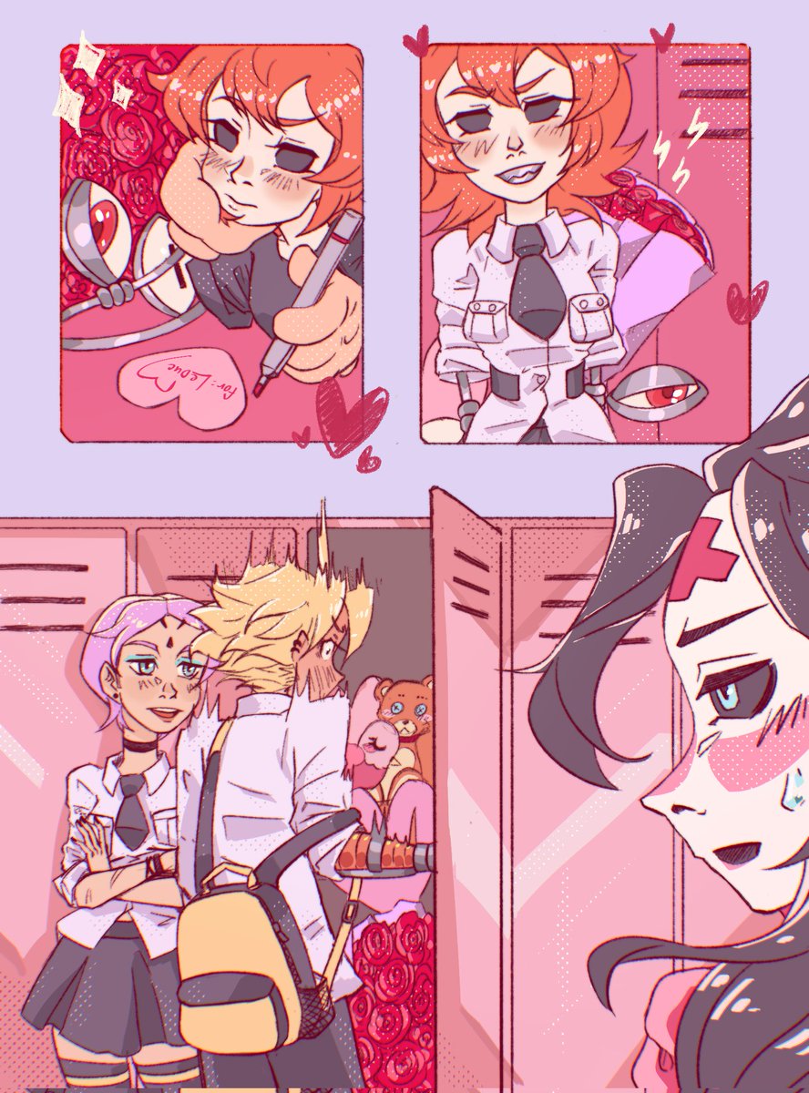declaration of love(school au)

#Skullgirls