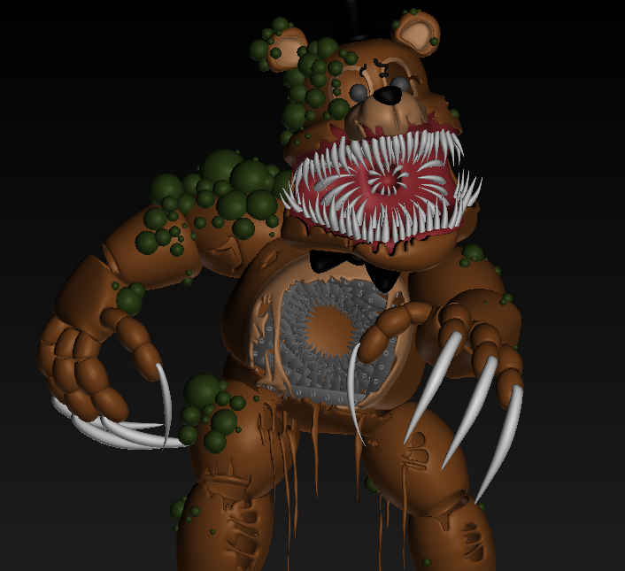 LazyCoffe19's tweet photo. Twisted Freddy Finished
#FNaF #TwistedOne #TwistedFreddy #3D #Finished #Model #Blender https://t.co/8pZIpMGJU4