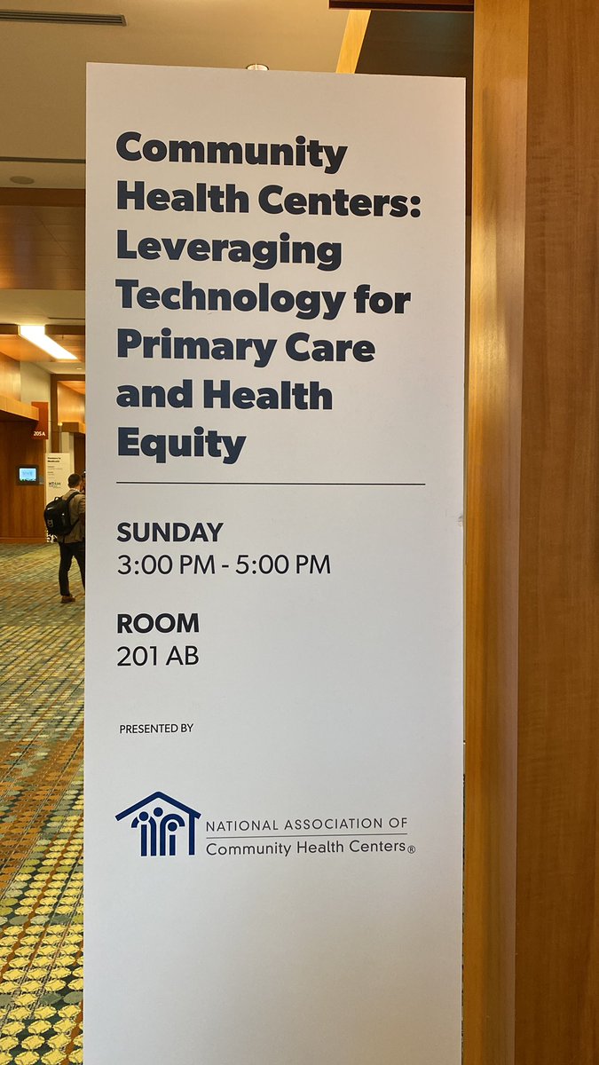 NACHC_JPatnosh's tweet photo. Getting ready to kick off #ViVEevent with @NACHC presenting on how Community Health Centers Leverage Technology #valuechcs https://t.co/mZ4B67Ijjy