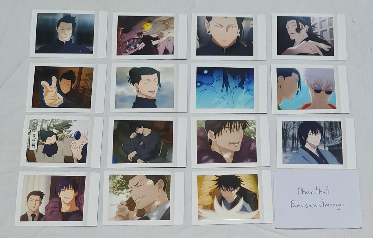 Saing_Haru's tweet photo. โฟโต้การ์ดมหาเวทย์ผนึกมาร 30 ใบ สภาพดีไม่มีตำหนิ
เหมาทั้งหมด 300฿ รวมส่ง ลทบ.
ส่งของหลังได้รับไม่เกินสามวันครับ (ไม่นับ ส-อ)
#ตลาดนัดJJK #ตลาดนัดjujutsukaisen #ตลาดนัดจจส #ตลาดนัดอนิเมะ #ตลาดนัดอนิเมะรวมด้อม #ตลาดนัดมังงะ
สนใจของด้อมอื่นลองดูที่ #HaruStore ได้นะครับ https://t.co/adLLn3DOZ8