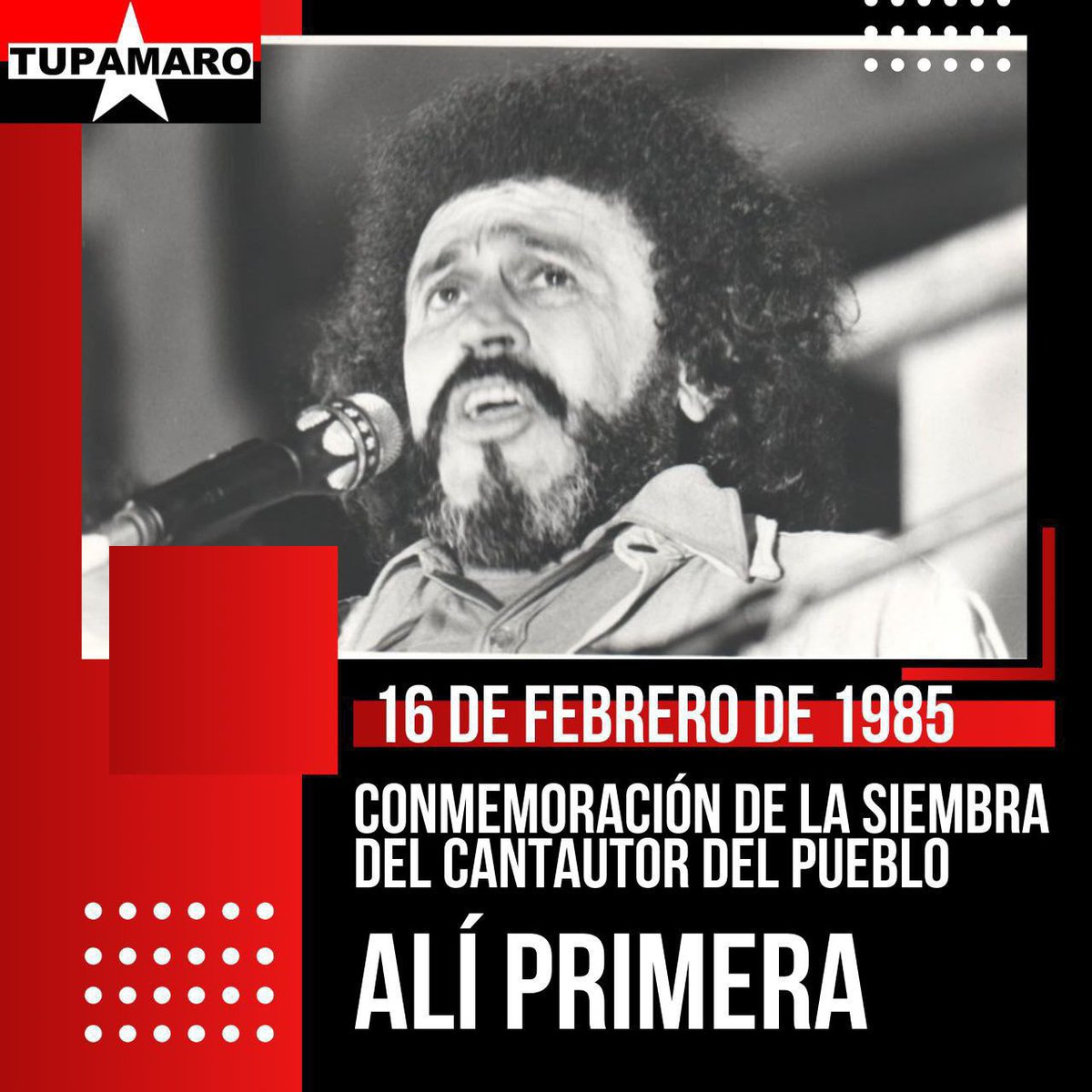 Luchador del Pueblo, fiel y leal cantautor a los principios Revolucionarios 🔴⚫🇻🇪