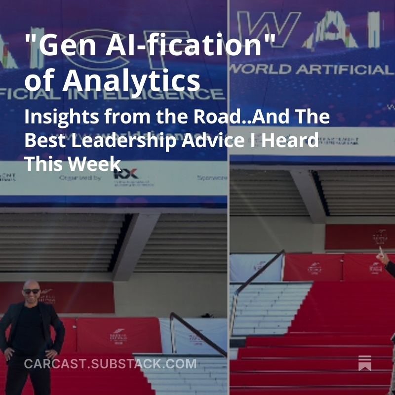 About the "Gen AI-fication" of #Analytics 

open.substack.com/pub/carcast/p/…
