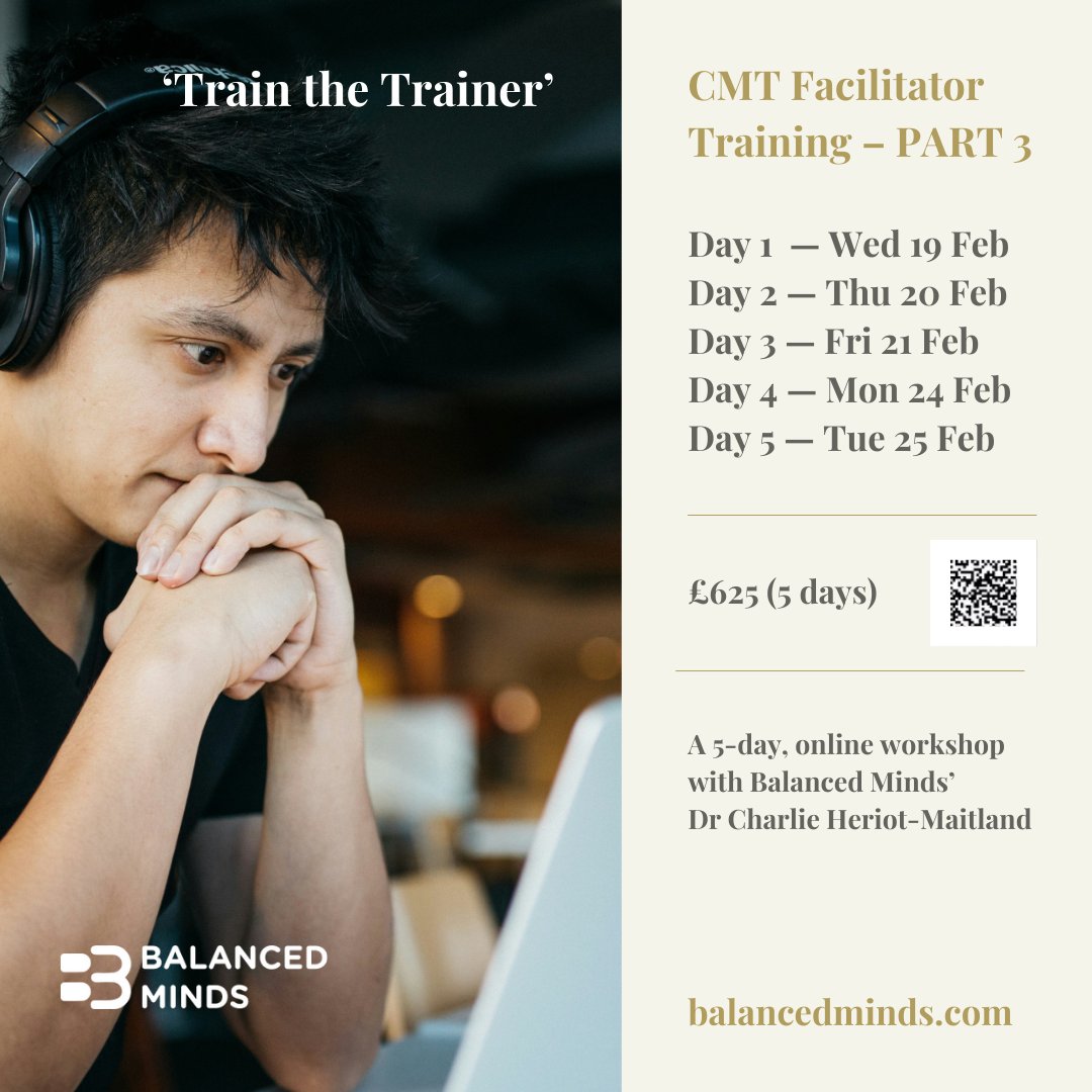 2/3 Previous feedback:

"Very intensive 5 full days, yet very focused course, specific &amp; helpful in every detail. Well-balanced between theory, sharing experience &amp; own practice. Also a perfect way to meet a lot of amazing people contributing to the international CFT community."