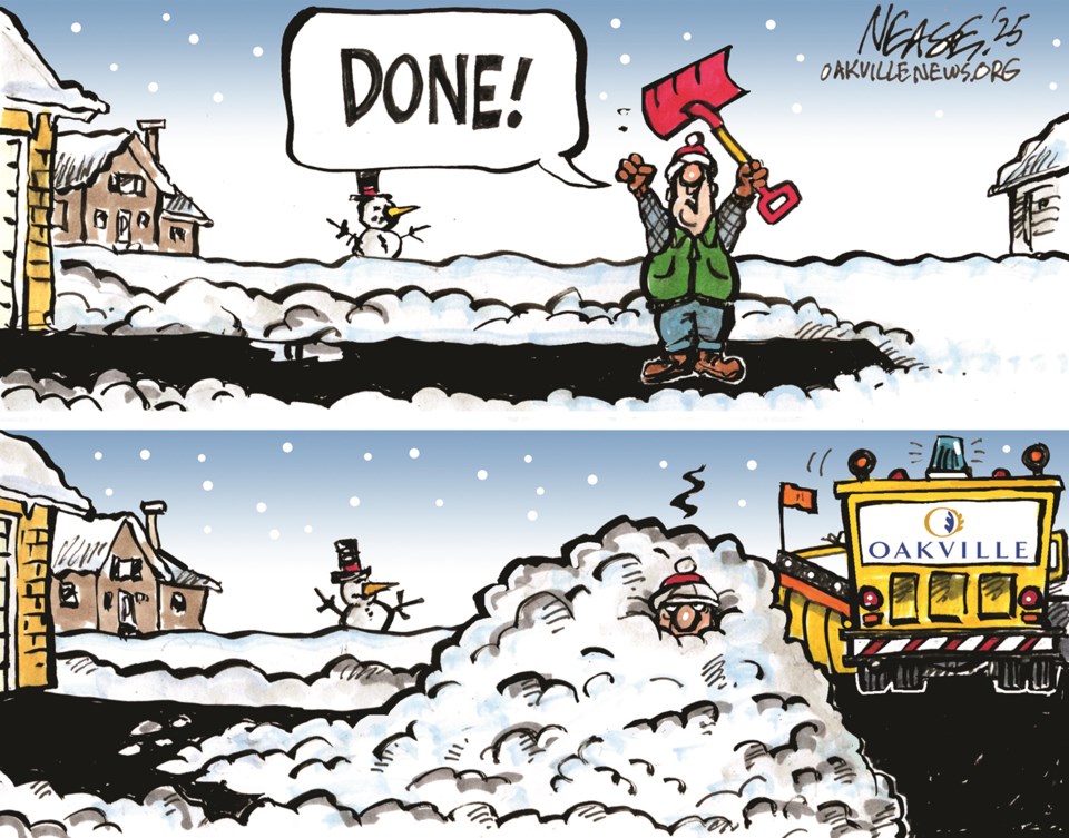 cbcwatcher's tweet photo. (Steve Nease @neasecartoons - Oakville News) https://t.co/O73G62DBNq