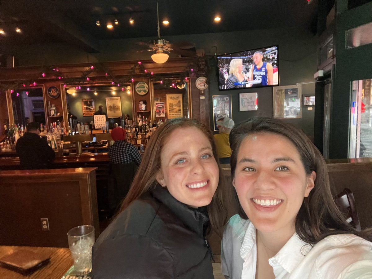 Caroline Tanbee Smith (@carolinetanbee) on Twitter photo It’s a great Sunday when <a href="/UConnWBB/">UConn Women’s Basketball</a> beats South Carolina! Excellent, disciplined, high-paced play and teamwork — with high assists and rebounds.
Shout out Christopher Martins for always being great hosts on State Street and letting me cheer loud and proud for our UConn Huskies! It’s a great Sunday when <a href="/UConnWBB/">UConn Women’s Basketball</a> beats South Carolina! Excellent, disciplined, high-paced play and teamwork — with high assists and rebounds.
Shout out Christopher Martins for always being great hosts on State Street and letting me cheer loud and proud for our UConn Huskies!
