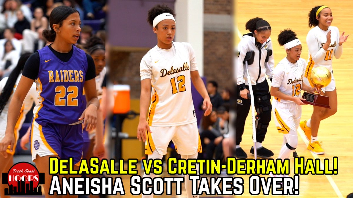 New Video!

DeLaSalle Takes On Cretin-Derham Hall! Aneisha Scott Takes Over!

Full video: youtube.com/watch?v=HSSPFH…