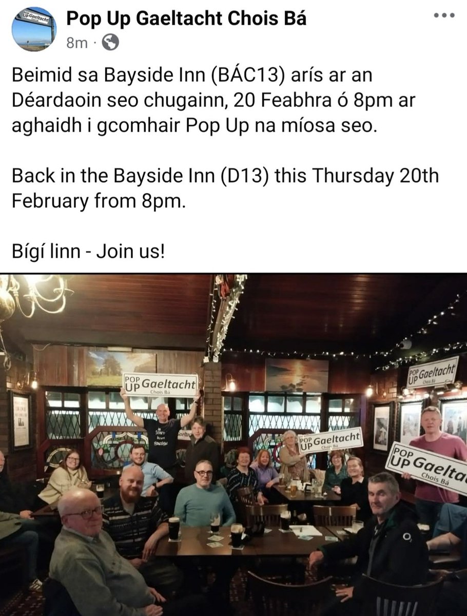Pop Up Gaeltacht Chois Bá tweet media