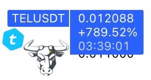 CryptoSta5's tweet photo. $Tel W.Candle 📊 will close approximately in 3H30M. 
Next one will be EPIC 🚀 

#DigitalBank 
#DigitalCash https://t.co/FmFBKCxjGr