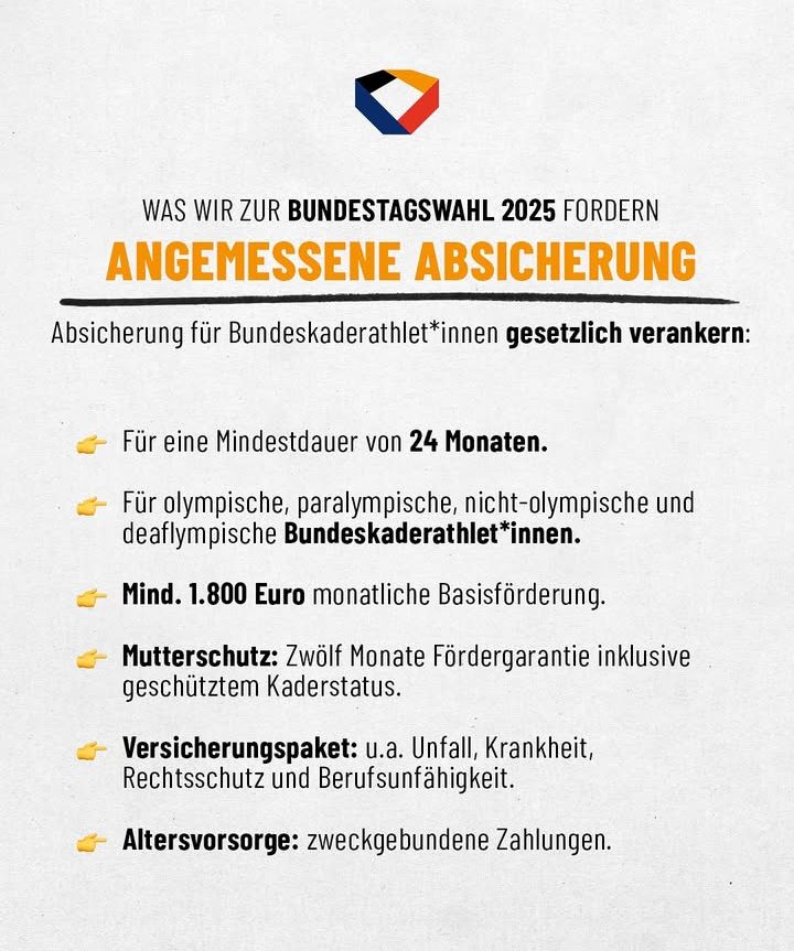 Paul Meyer-Dunker (@meyer_dunker) on Twitter photo Die Forderungen von <a href="/athleten_de/">Athleten Deutschland e.V.</a> Deutschland verglichen mit der Realität in <a href="/Schachbund/">Deutscher Schachbund</a> ergeben ein trauriges Bild.
Im B-Kader kommen unsere Athlet*innen kaum auf 1.800€ Förderung IM JAHR. Im A-Kader sieht es nur geringfügig besser aus. Die Forderungen von <a href="/athleten_de/">Athleten Deutschland e.V.</a> Deutschland verglichen mit der Realität in <a href="/Schachbund/">Deutscher Schachbund</a> ergeben ein trauriges Bild.
Im B-Kader kommen unsere Athlet*innen kaum auf 1.800€ Förderung IM JAHR. Im A-Kader sieht es nur geringfügig besser aus.